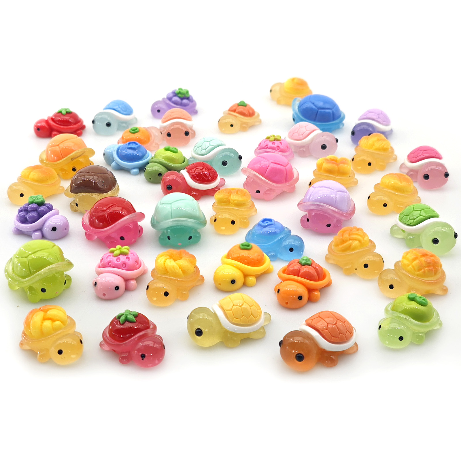 Marine Aquarium - Mini Żółwie z Żywicy Oceanicznej, Małe