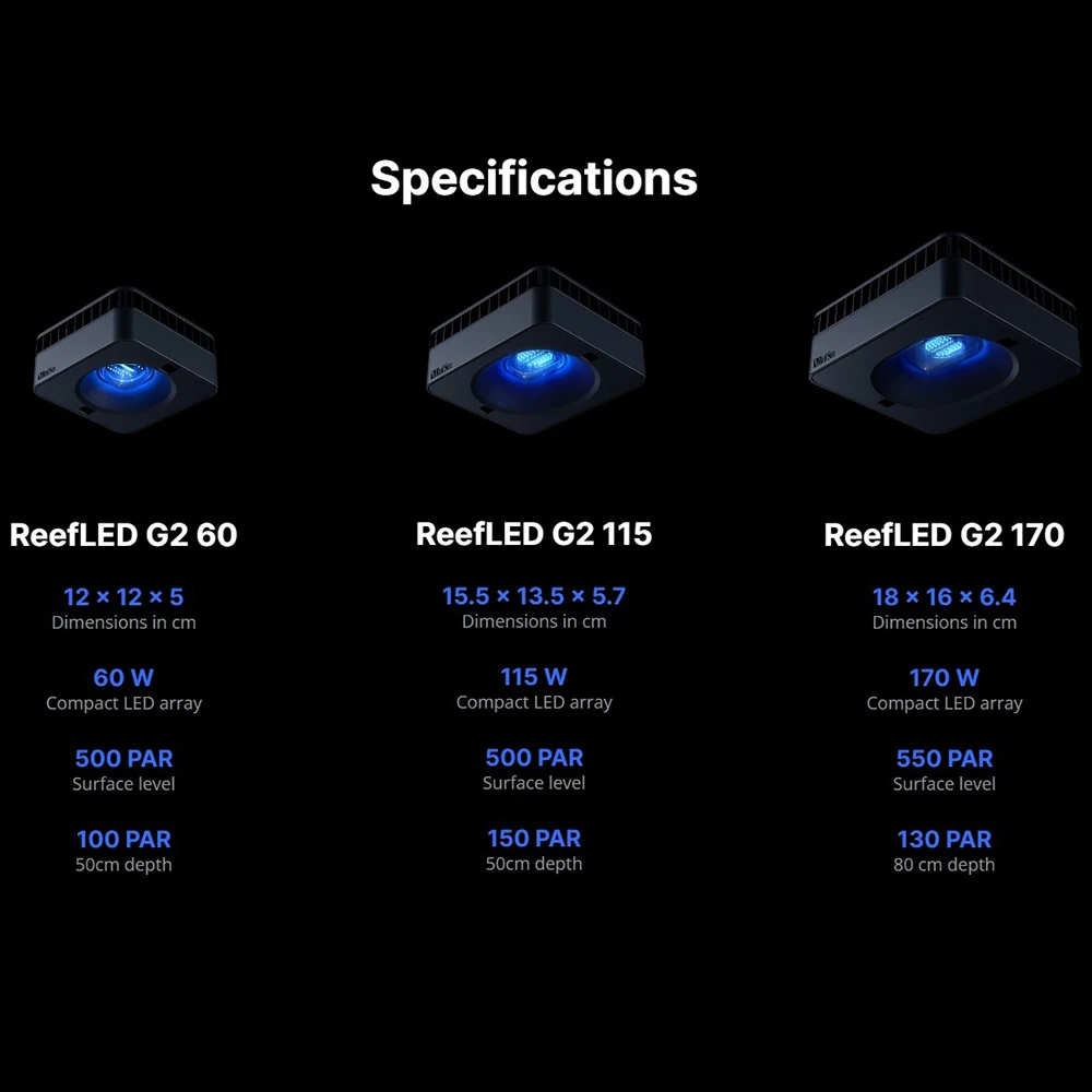 RedSea ReefLED G2 60/115/170 N – Saltwater Tank recenzja i cena