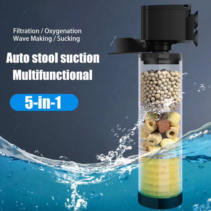 220V 50Hz cichy filtr do akwar – Reef Tank Filter recenzja i cena