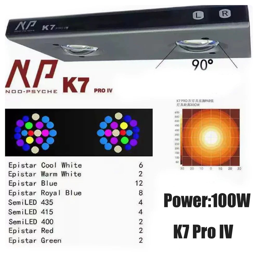 Noopsyche NP K7Pro IV 100W Apl – Saltwater Tank recenzja i cena