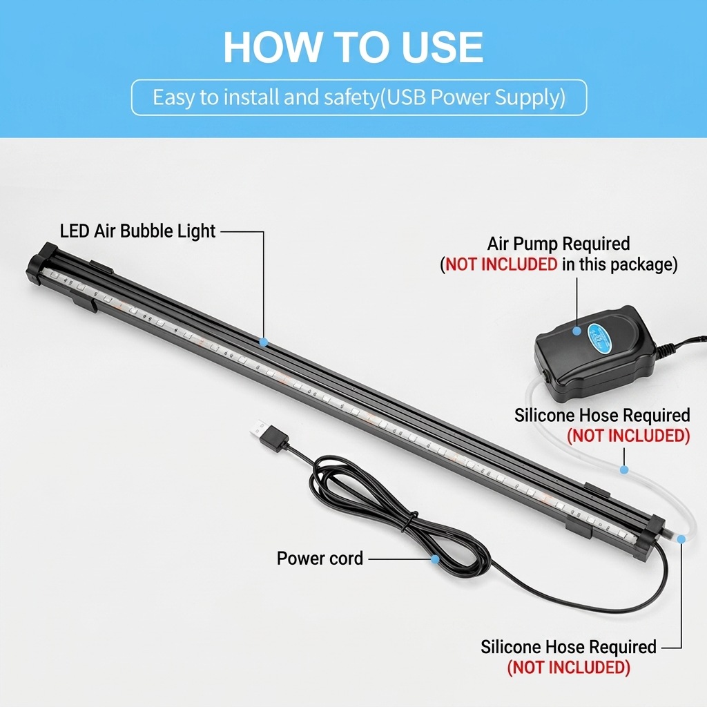 USB LED Lampa do Akwarium z Ef – Aquarium Marine Lights recenzja i cena
